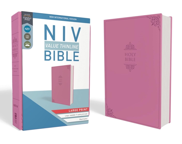 NIV Thinline Bible (Pink) large print